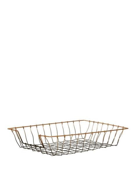 premier-housewares-mimo-tray-black-rose-gold-finish-wire