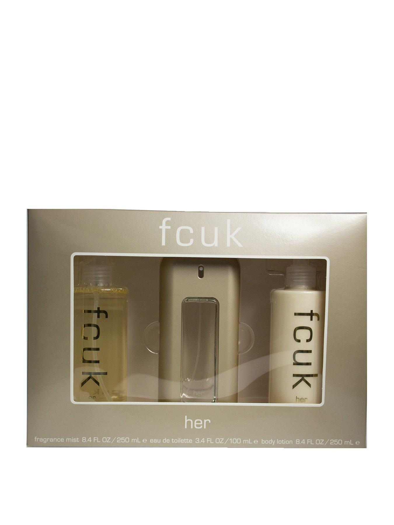 FCUK Original Her Gift Set EDT Total Net Weight 600 ml very.co.uk