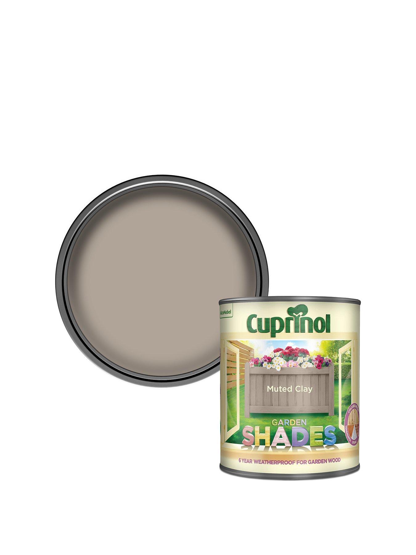 Cuprinol Garden Shades Muted Clay Paint 1litre tin very.co.uk