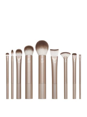  Real Technique Travel Fantasy Mini Brush Kit, Makeup Brushes  For Eyeshadow, Highlight, Contour, Powder, & Concealer, Mini Sized Travel  Brushes & Makeup Bag, Synthetic Bristles, 11 Piece Set : Beauty 