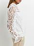  image of river-island-cutwork-lace-blouse-white