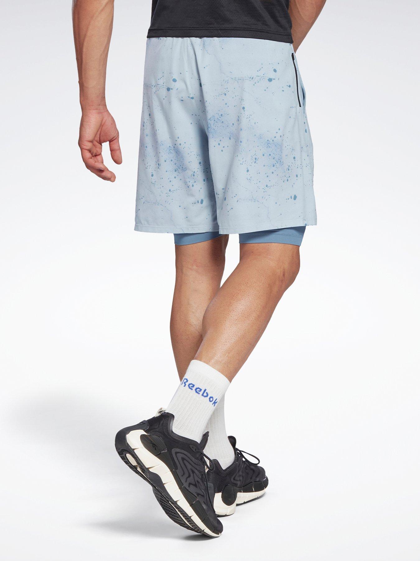 Les Strength Two-in-One Shorts - Blue very.co.uk