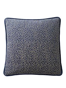 Product photograph of Tess Daly Opal Cushion - Midnight Black from very.co.uk