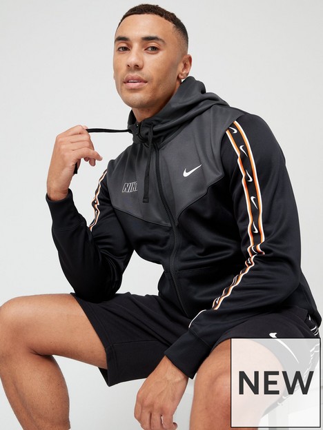 nike-nsw-repeat-poly-knit-double-crest-zip-hoodie-blackgreywhite
