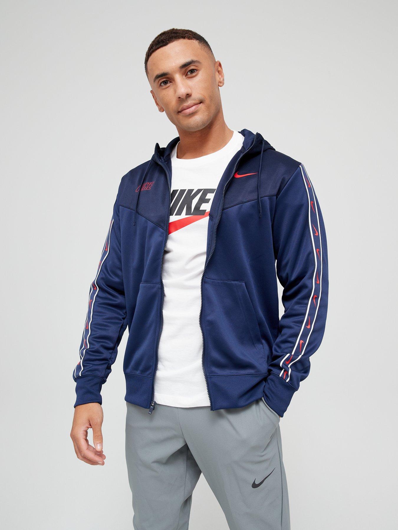 NIKE JACKET POLYKNIT, Black Men's Sweatshirt