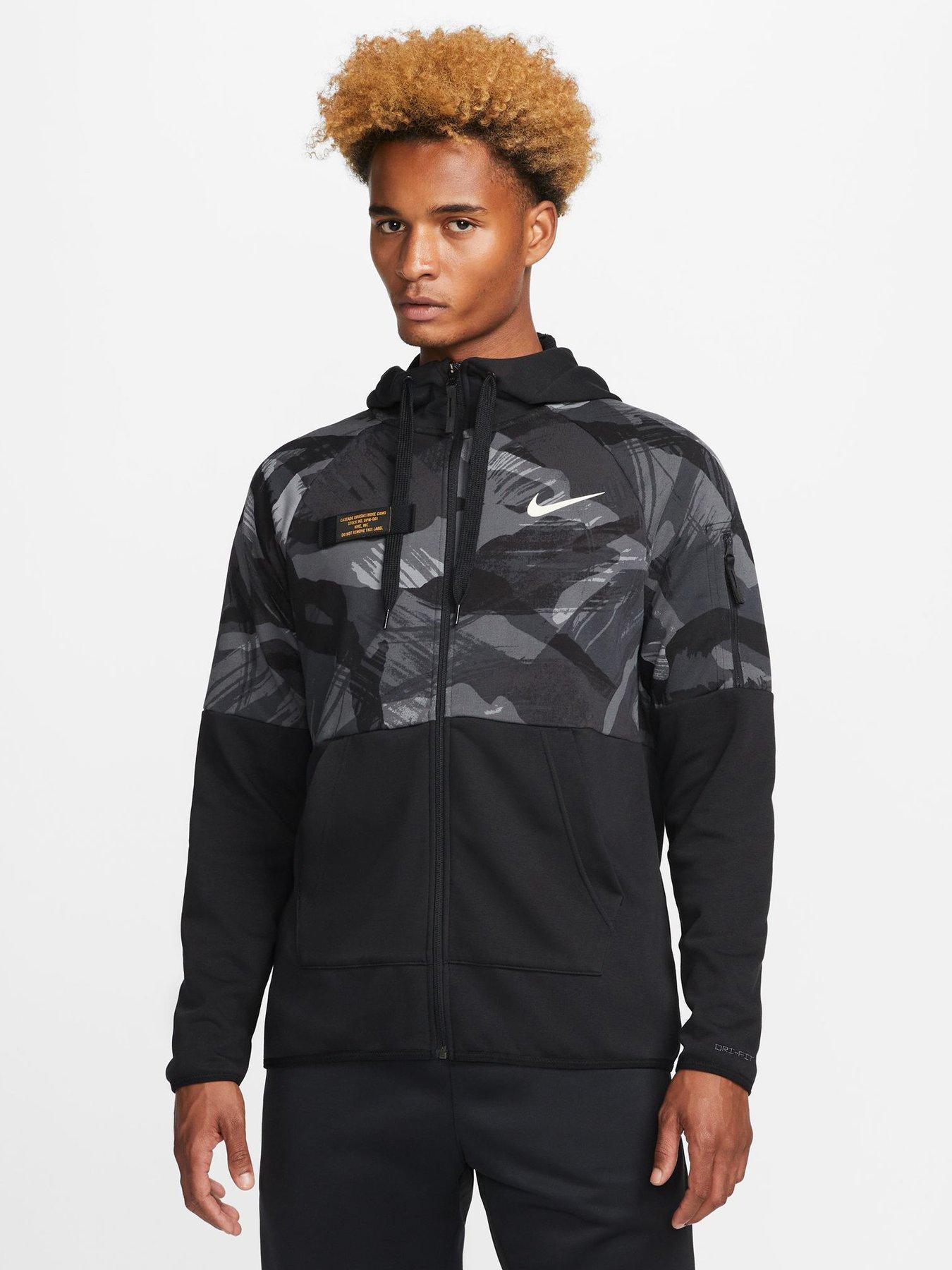 Nike Train Dri Fit Camo Zip Hoodie | very.co.uk