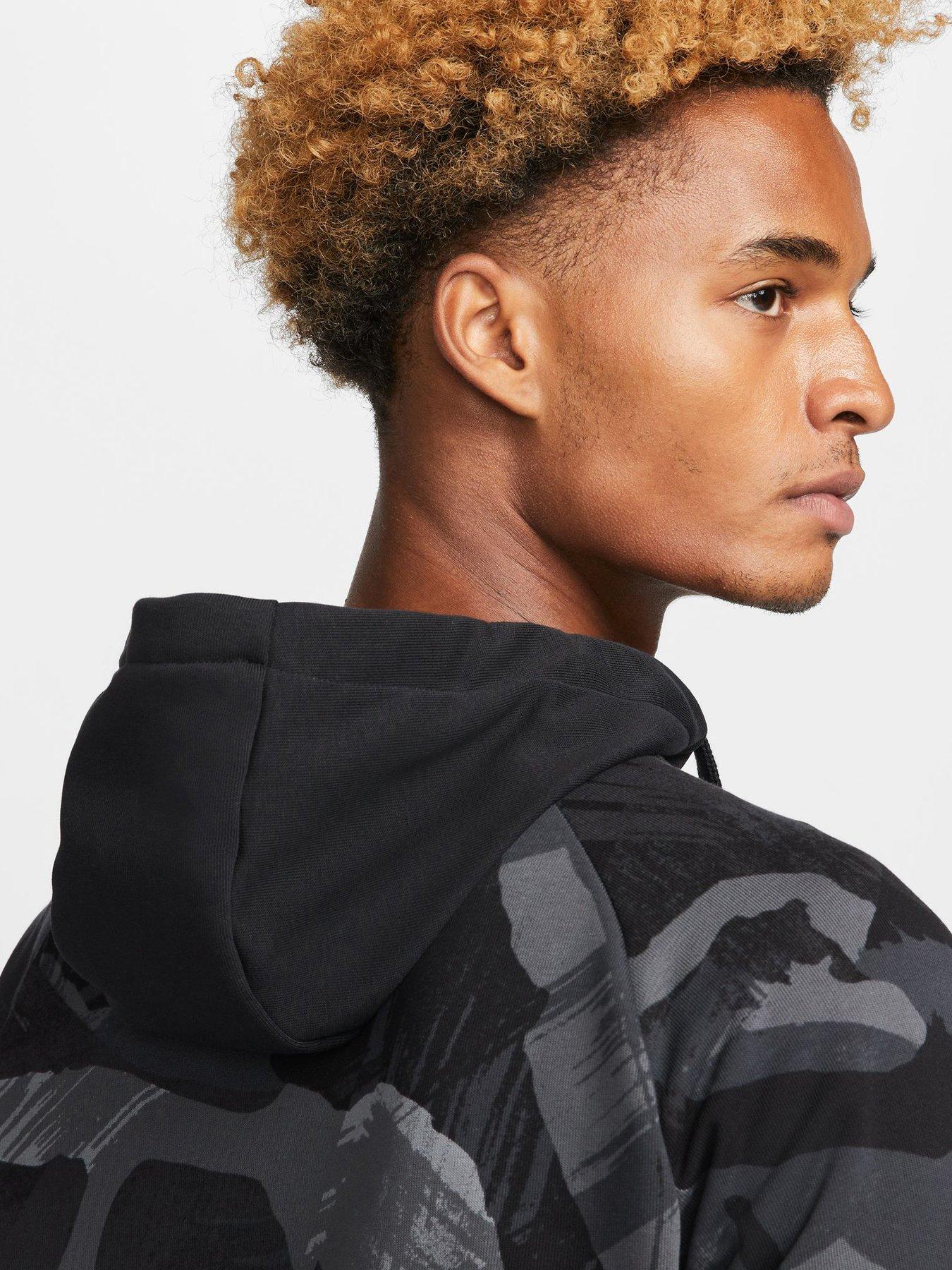 Nike camo hotsell zip up