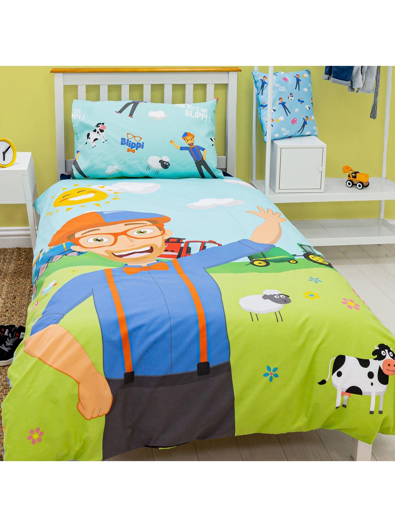 Blippi Digger Single Duvet Cover Set very.co.uk