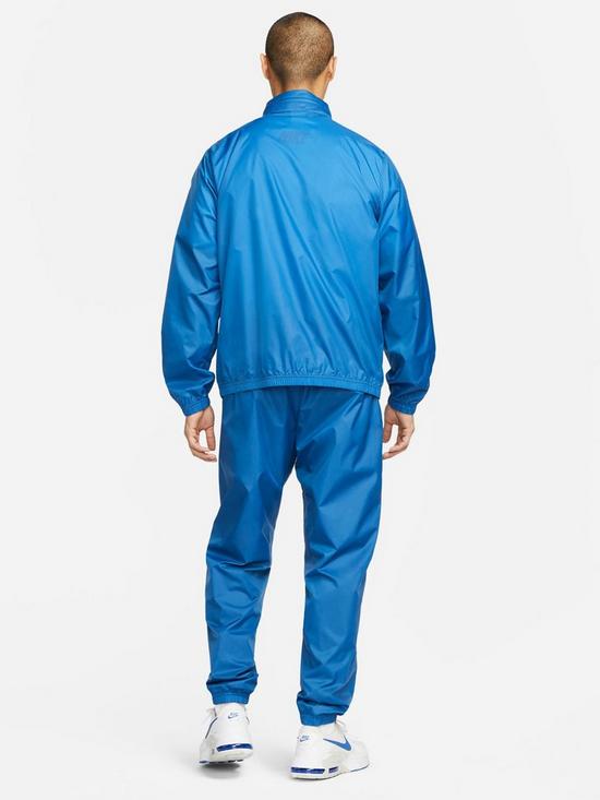 Nike Nsw Lined Woven Tracksuit - Blue/White | very.co.uk