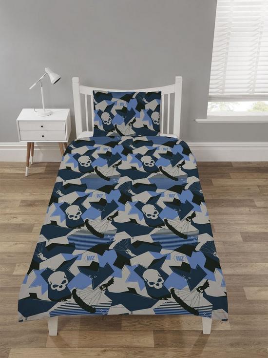back image of call-of-duty-warzone-single-duvet-cover-set-multi