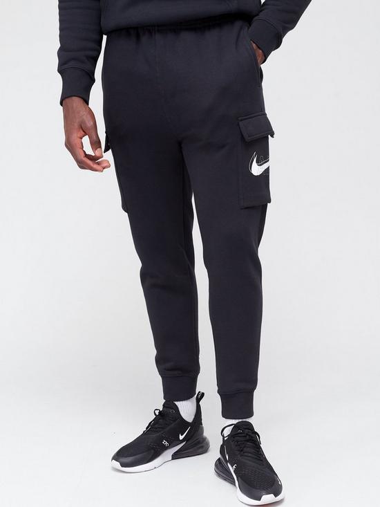 Nike NSW Air Cargo Joggers - Black/Silver | very.co.uk