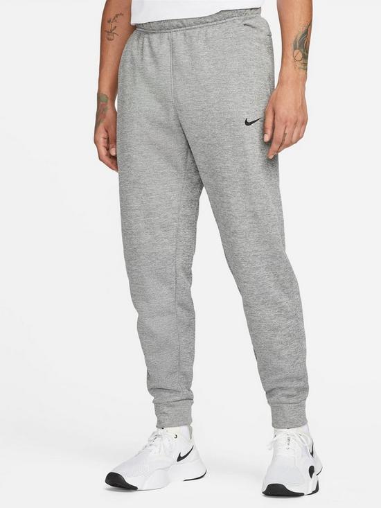 Nike Train Therma Taper Pants - Grey/Black | very.co.uk