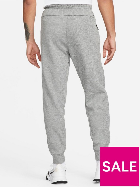 stillFront image of nike-train-therma-taper-pants-greyblack