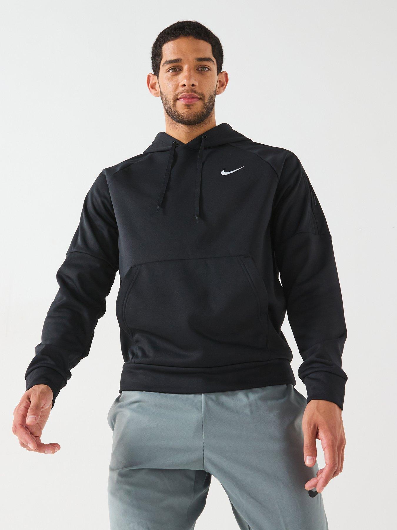 Nike Train Therma Pullover Hoodie - Black/White