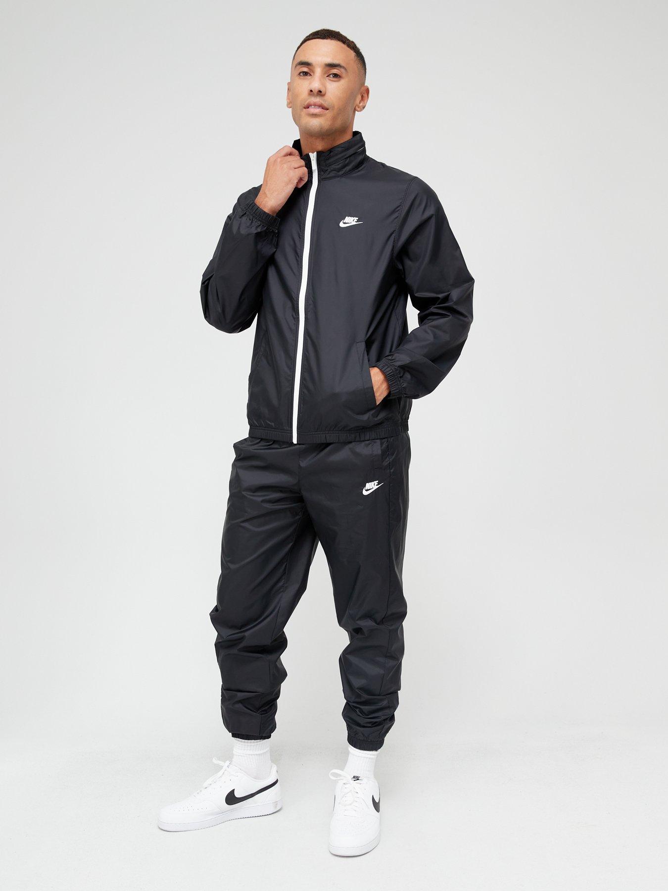 Nike Sportswear Hooded Woven Tracksuit Black | vlr.eng.br