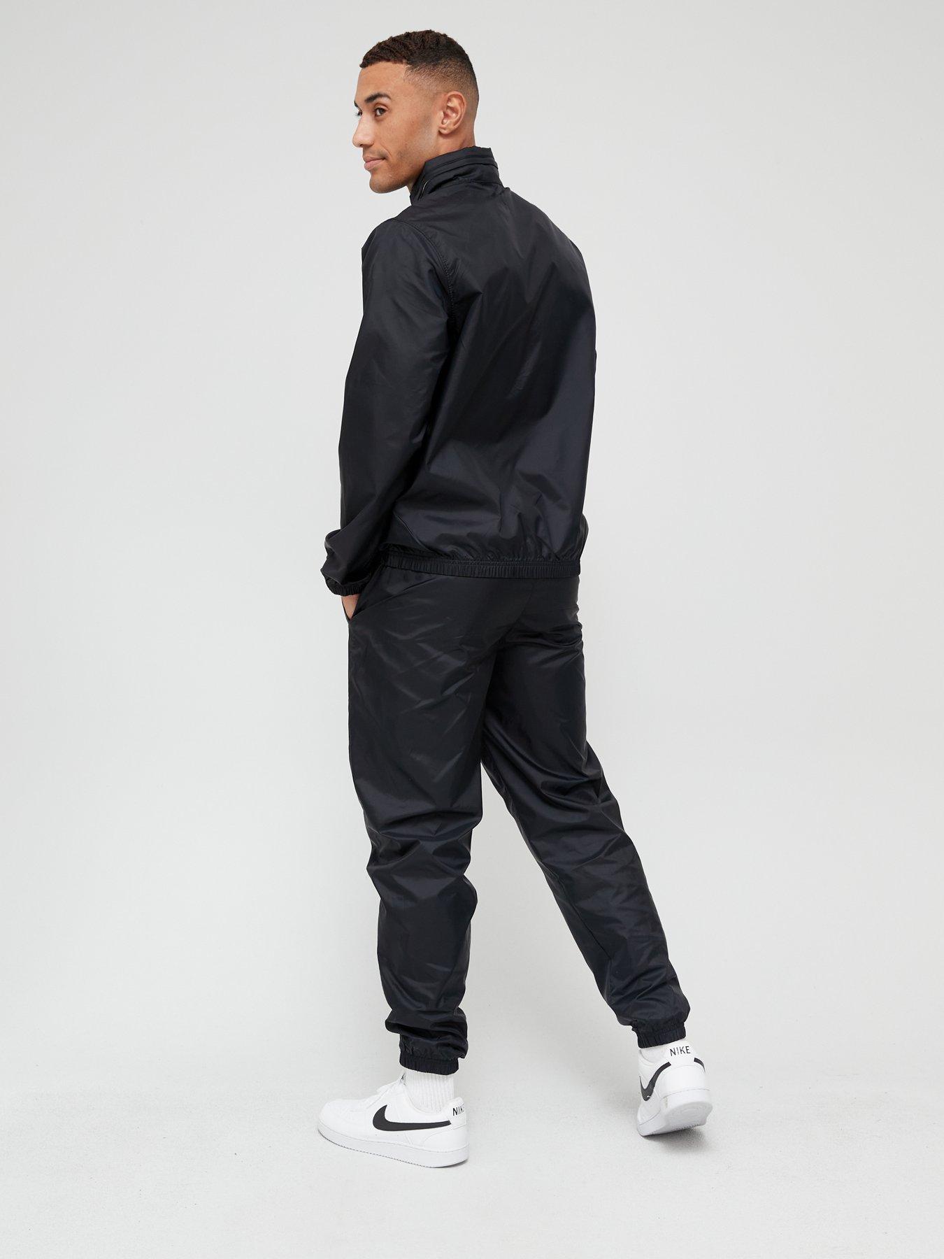 Nike NSW Lined Woven Tracksuit - Black/White | very.co.uk