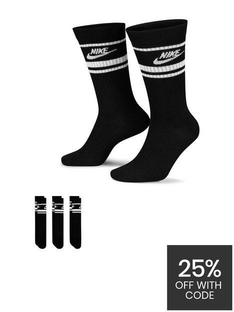 nike-mens-nsw-everyday-essential-3pack-futura-ring-crew-socks-blackwhite