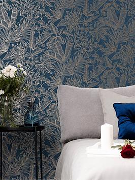 Product photograph of Boutique Paradise Sapphire Wallpaper from very.co.uk