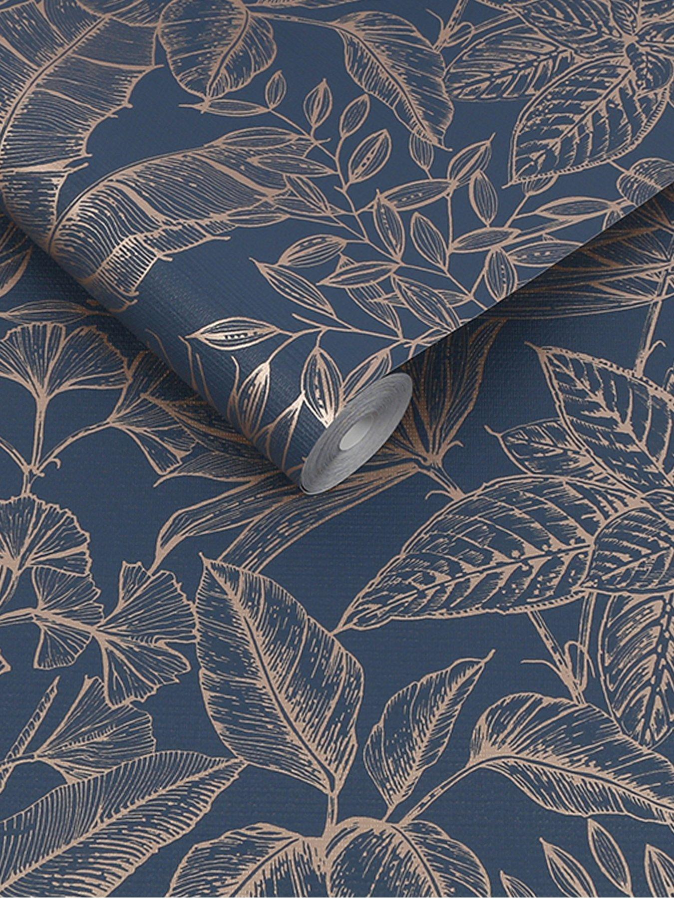 Image 3 of 5 of Boutique Paradise Wallpaper - Sapphire