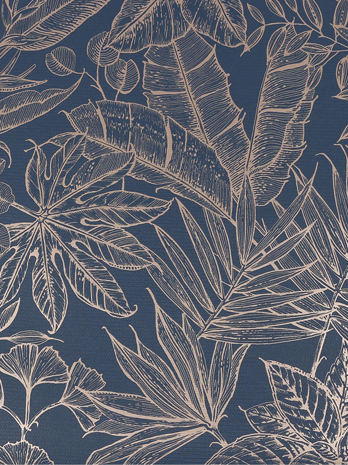 Image 4 of 5 of Boutique Paradise Wallpaper - Sapphire
