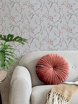 Product photograph of Boutique Eliza Blush Pink Wallpaper from very.co.uk