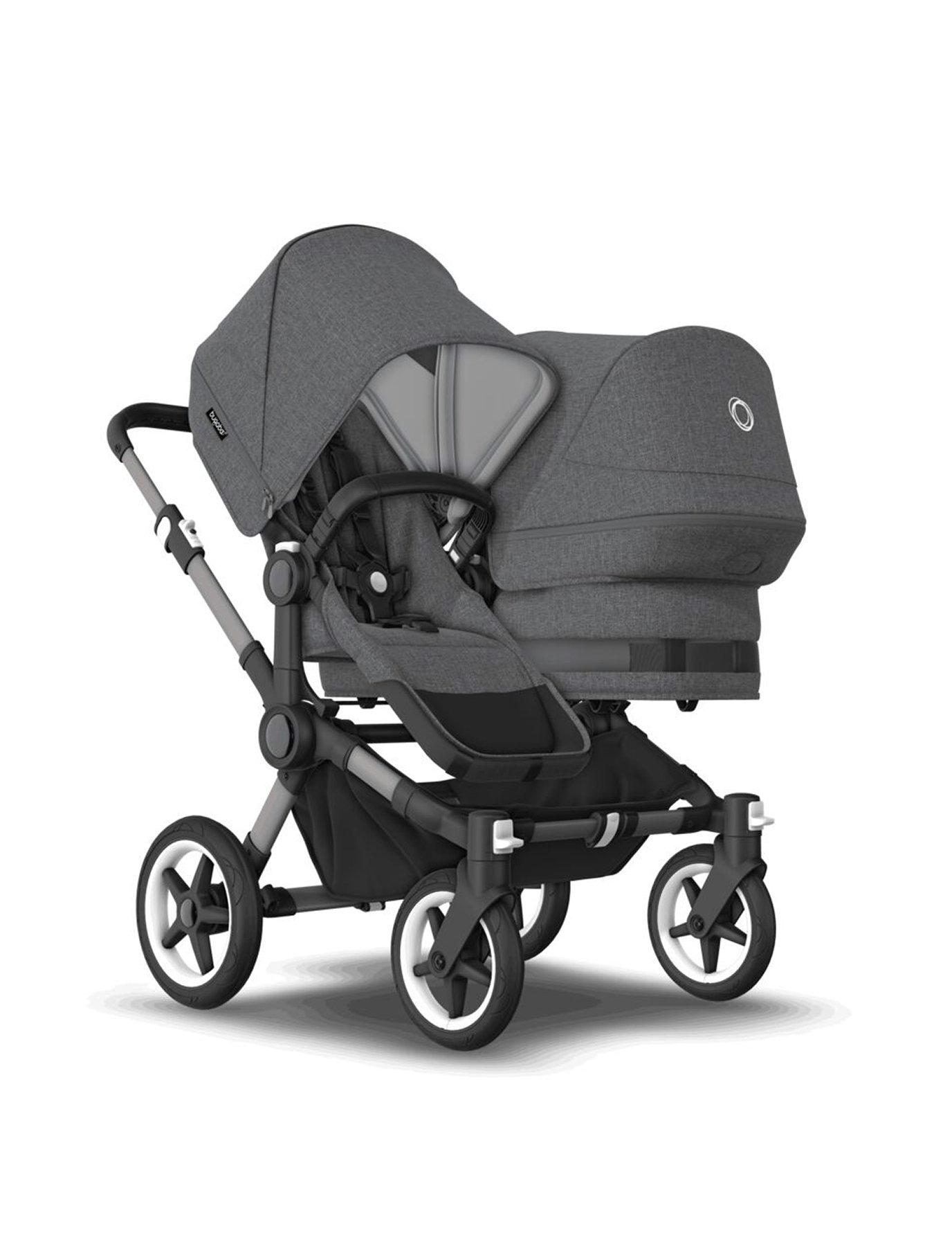 Bugaboo Fox 3 Complete Pushchair - Graphite/Grey Melange – Mamas & Papas IE