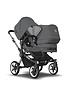  image of bugaboo-donkey5nbspduo-extension-complete-pushchair-grey-melange_