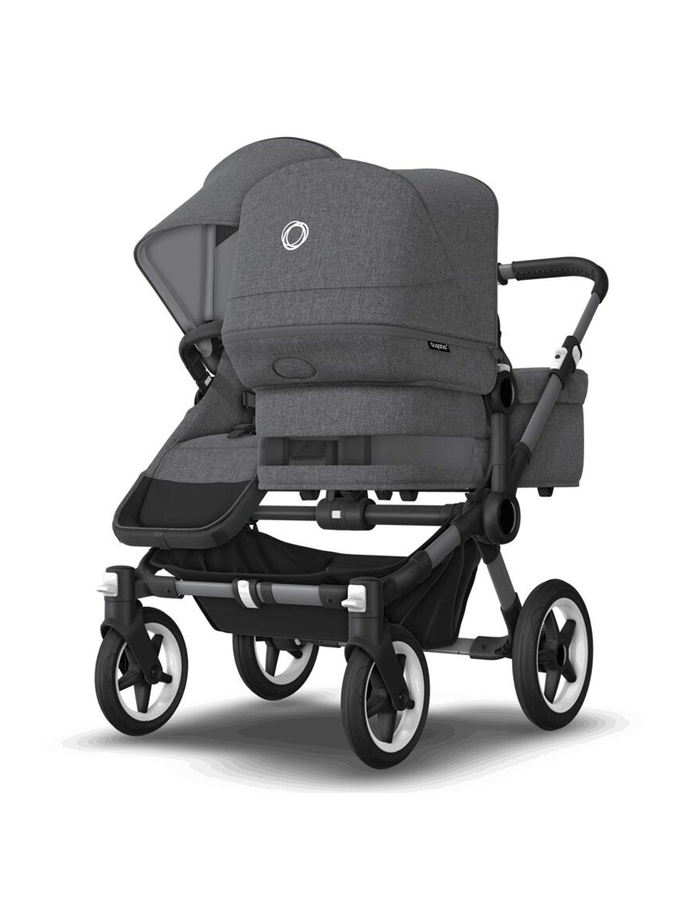 Bugaboo Donkey 5 Duo Complete Pushchair Graphite Grey Melange