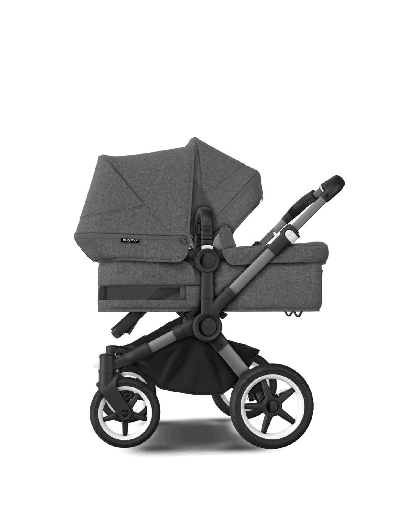 Bugaboo Donkey 5 Duo Complete Pushchair Graphite Grey Melange Very