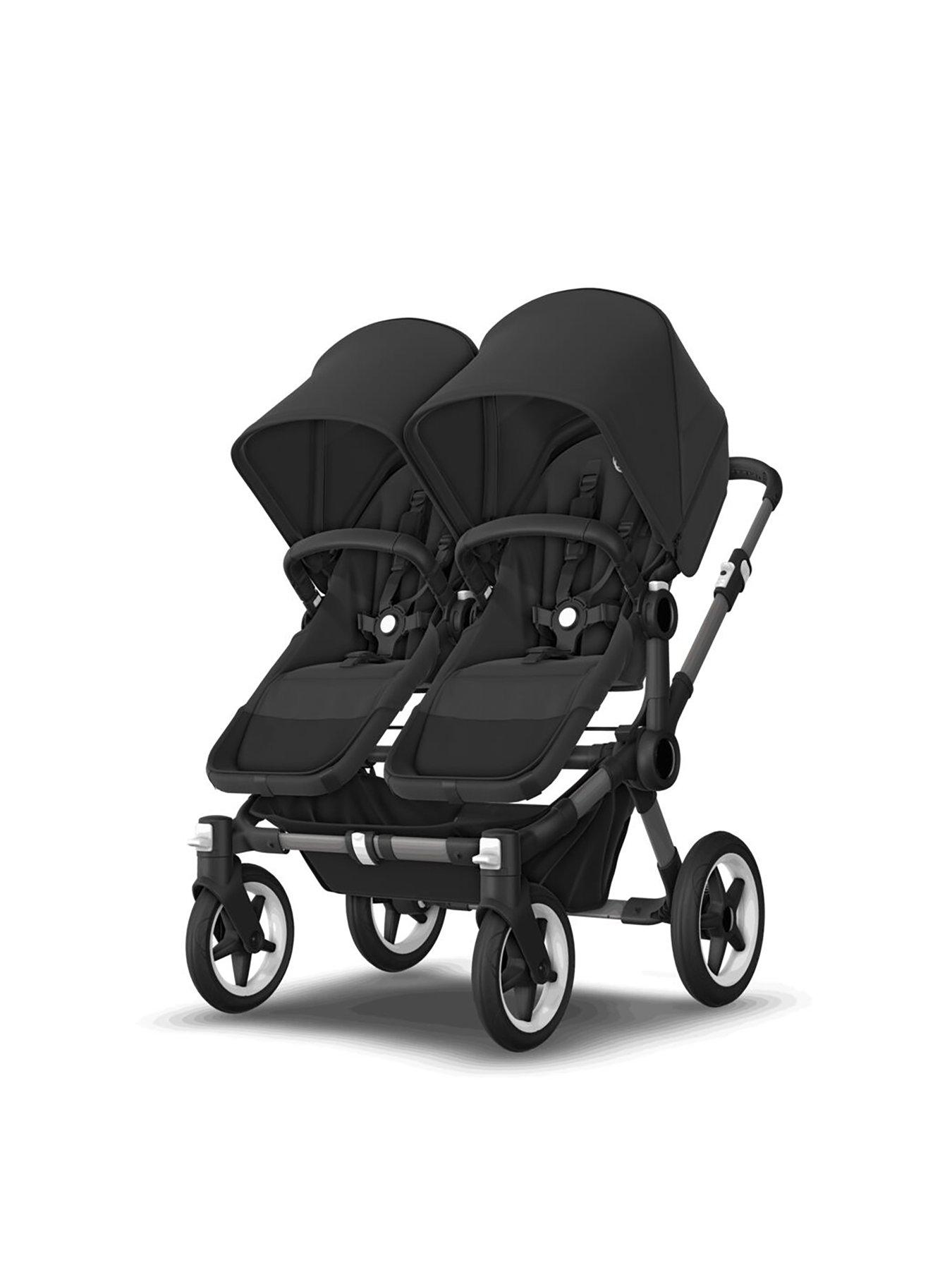 Bugaboo Donkey Twin Extension Complete Pushchair (Midnight Black