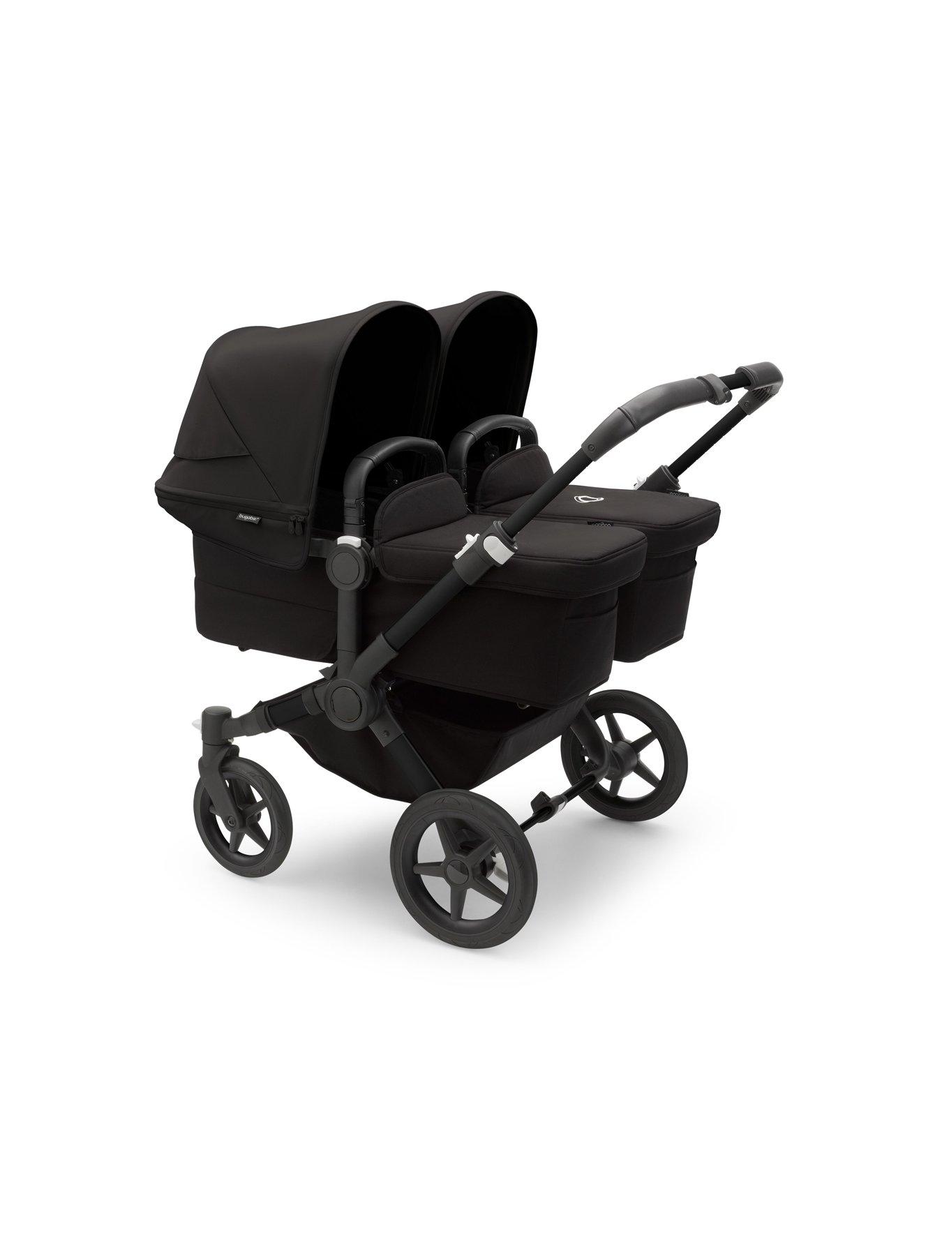 Bugaboo Donkey Twin Extension Complete Pushchair (Midnight Black