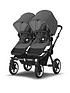  image of bugaboo-donkey5-twin-extension-complete-grey-melange