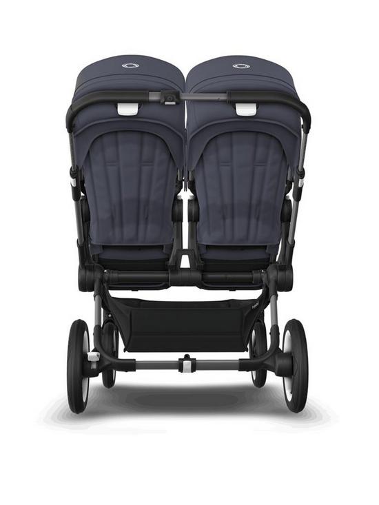 stillFront image of bugaboo-donkey5-twin-extension-complete-pushchair-stormy-blue