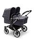  image of bugaboo-donkey5-twin-extension-complete-pushchair-stormy-blue