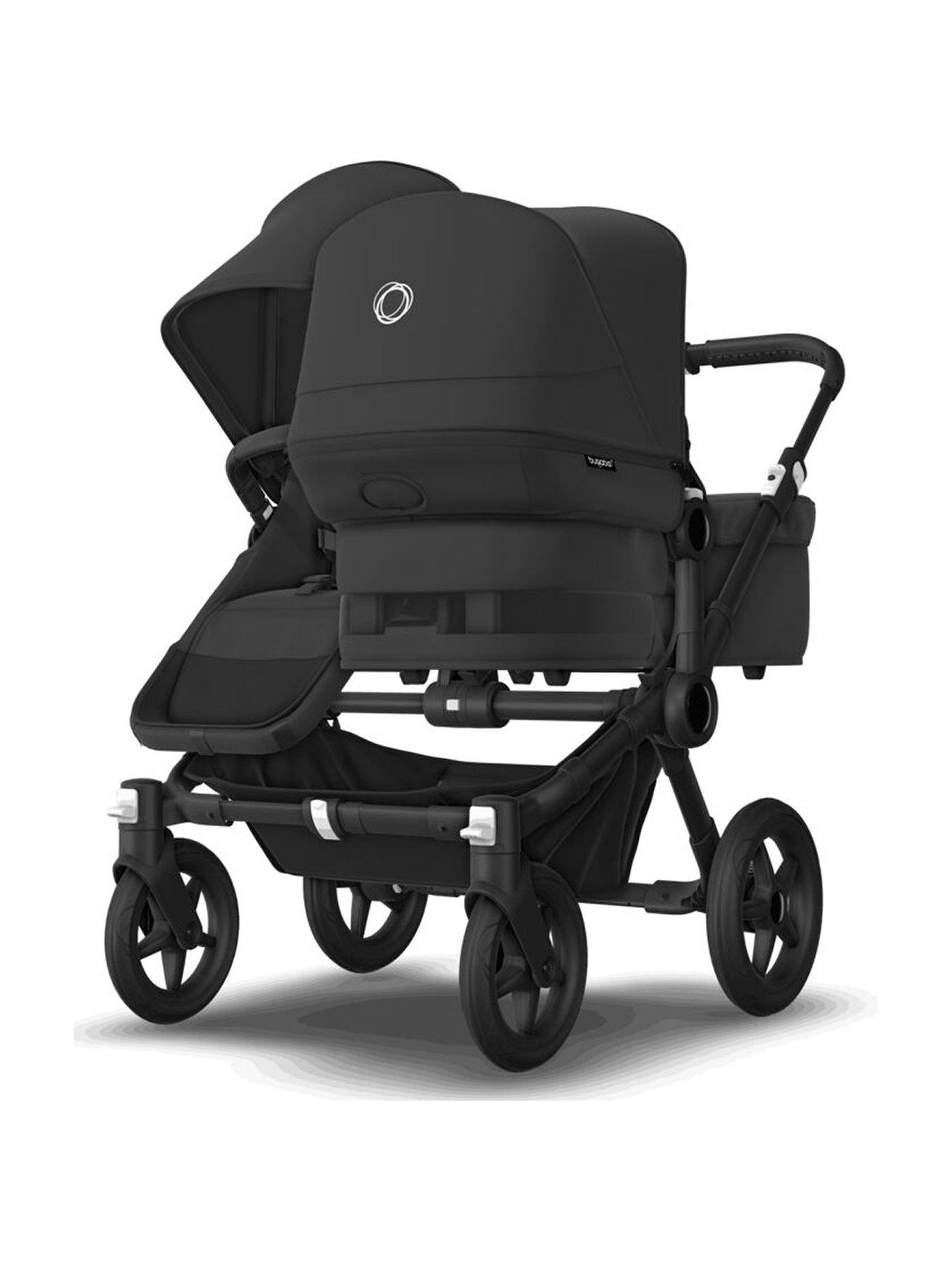 Bugaboo donkey duo all hot sale black