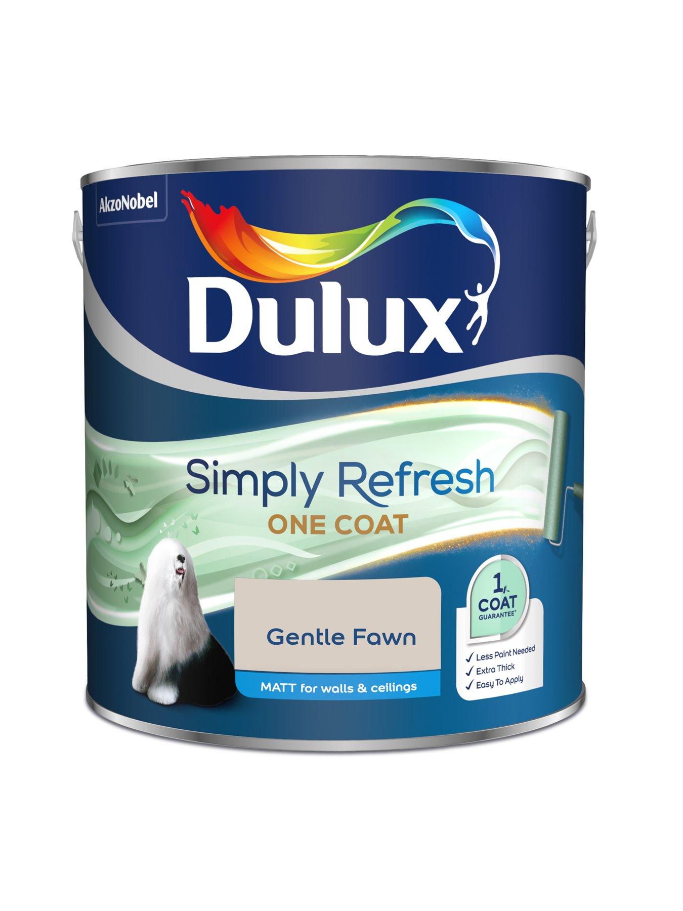 Dulux Simply Refresh One Coat Paint in Gentle Fawn 2.5litre tin