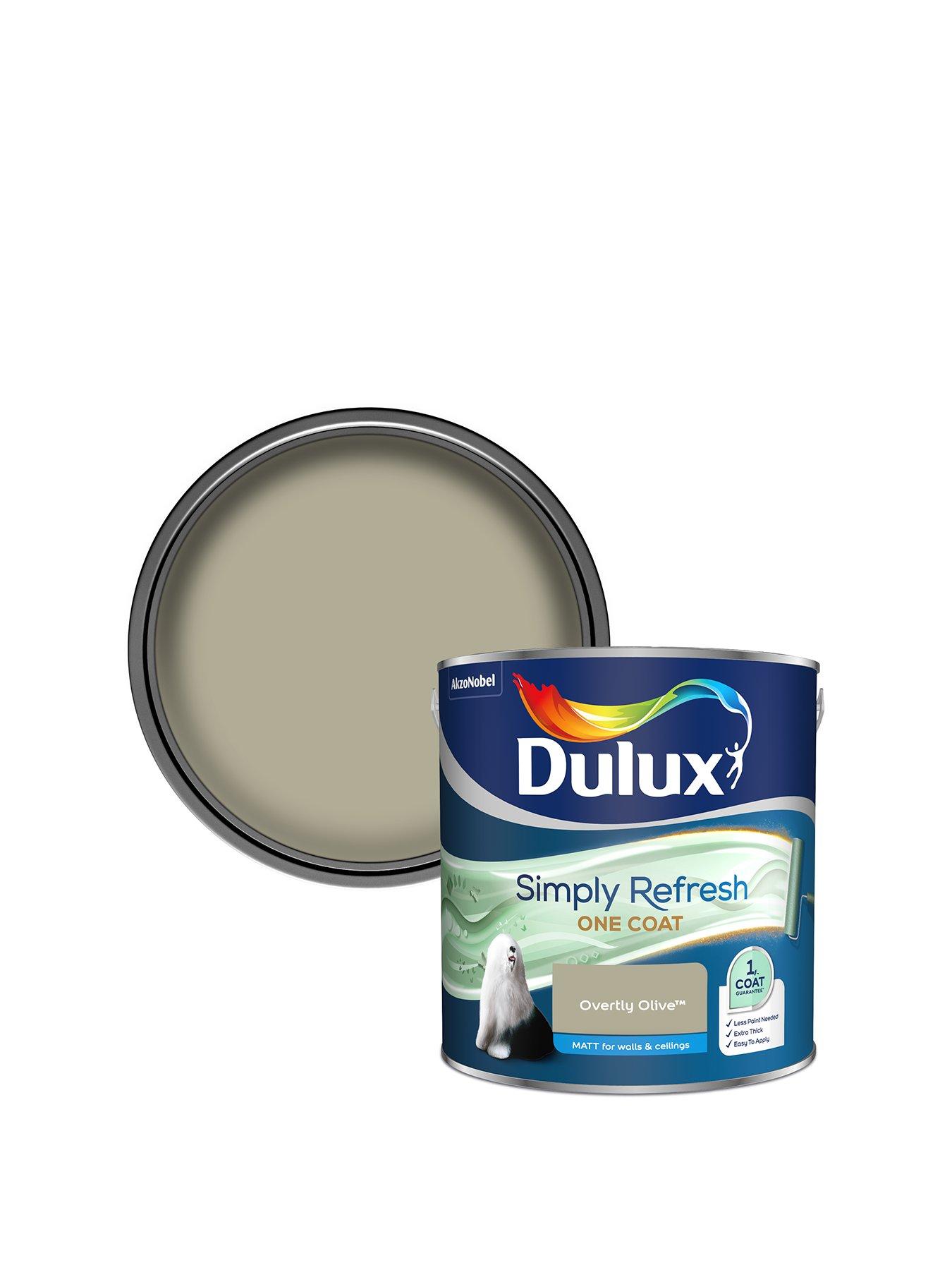 Dulux Simply Refresh One Coat Paint - Overtly Olive – 2.5-litre Tin ...