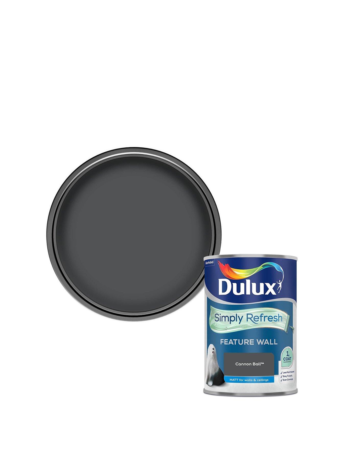 Dulux Simply Refresh One Coat Feature Wall 1.25-Litre Tin – Cannon Ball ...