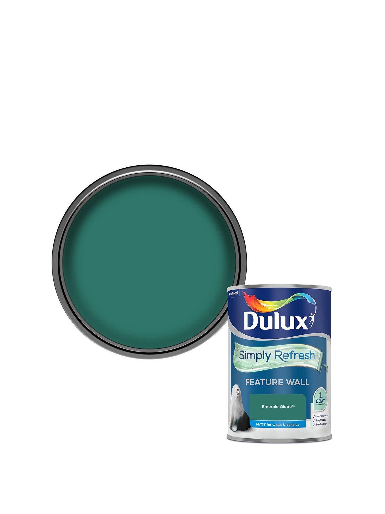Dulux Simply Refresh One Coat Feature Wall 1.25litre Tin Emerald Glade very.co.uk