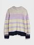  image of white-stuff-orchid-cable-knit-wool-mix-cardigan-purple