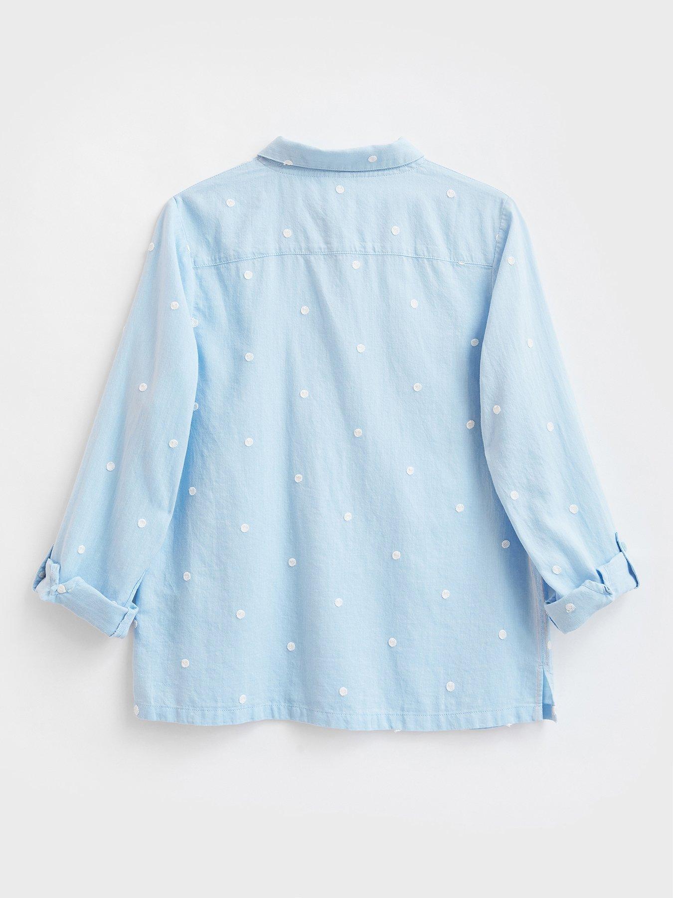  Emilia Organic Cotton Shirt -blue