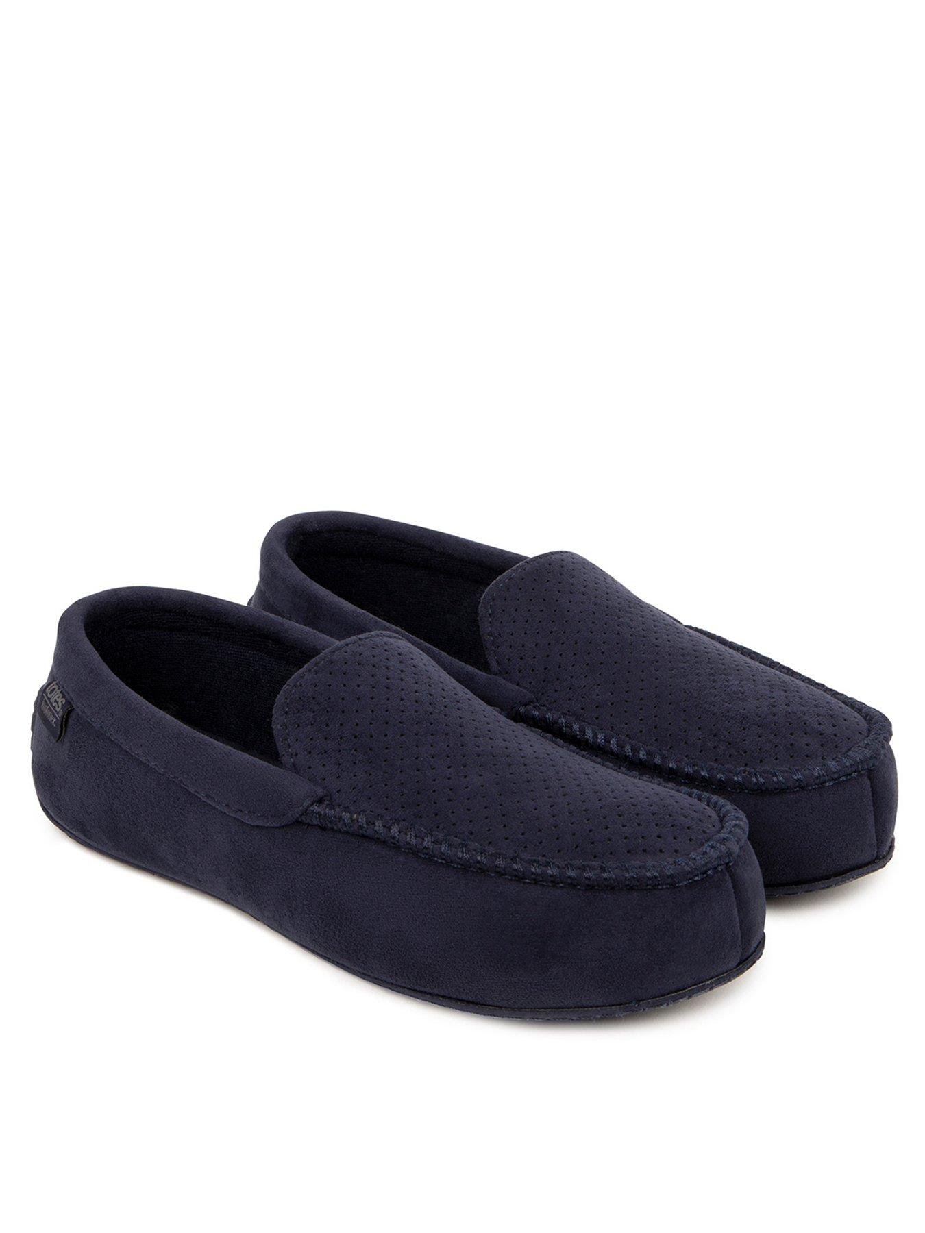 Nightwear & Loungewear Totes Airtex Suedette Moccasin With Memory Foam & Pillowstep Slipper