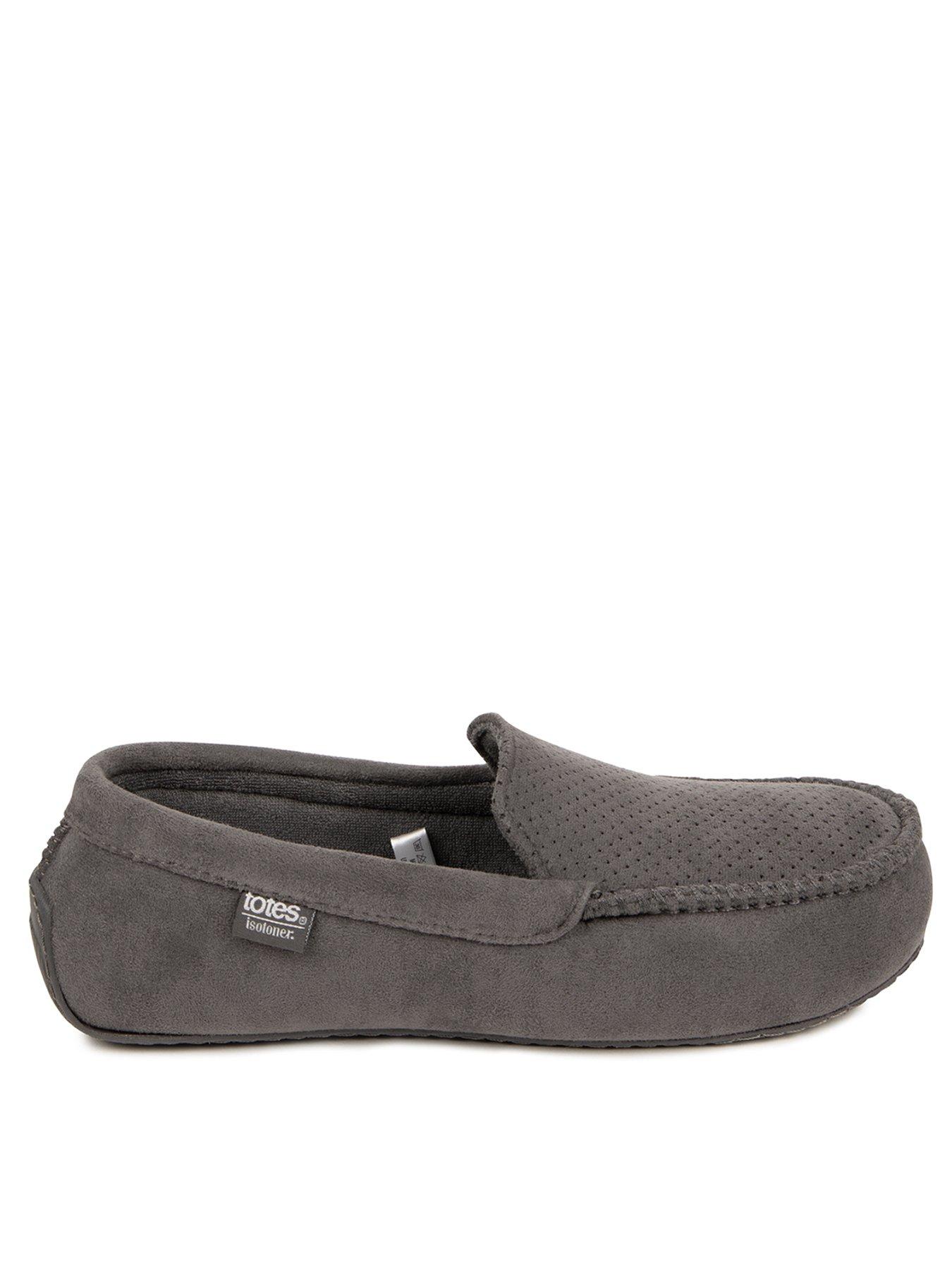 Nightwear & Loungewear Totes Airtex Suedette Moccasin With Memory Foam & Pillowstep Slipper