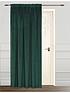  image of montreal-velour-pencil-pleat-single-door-curtain