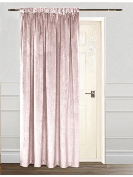 montreal-velour-pencil-pleat-single-door-curtain