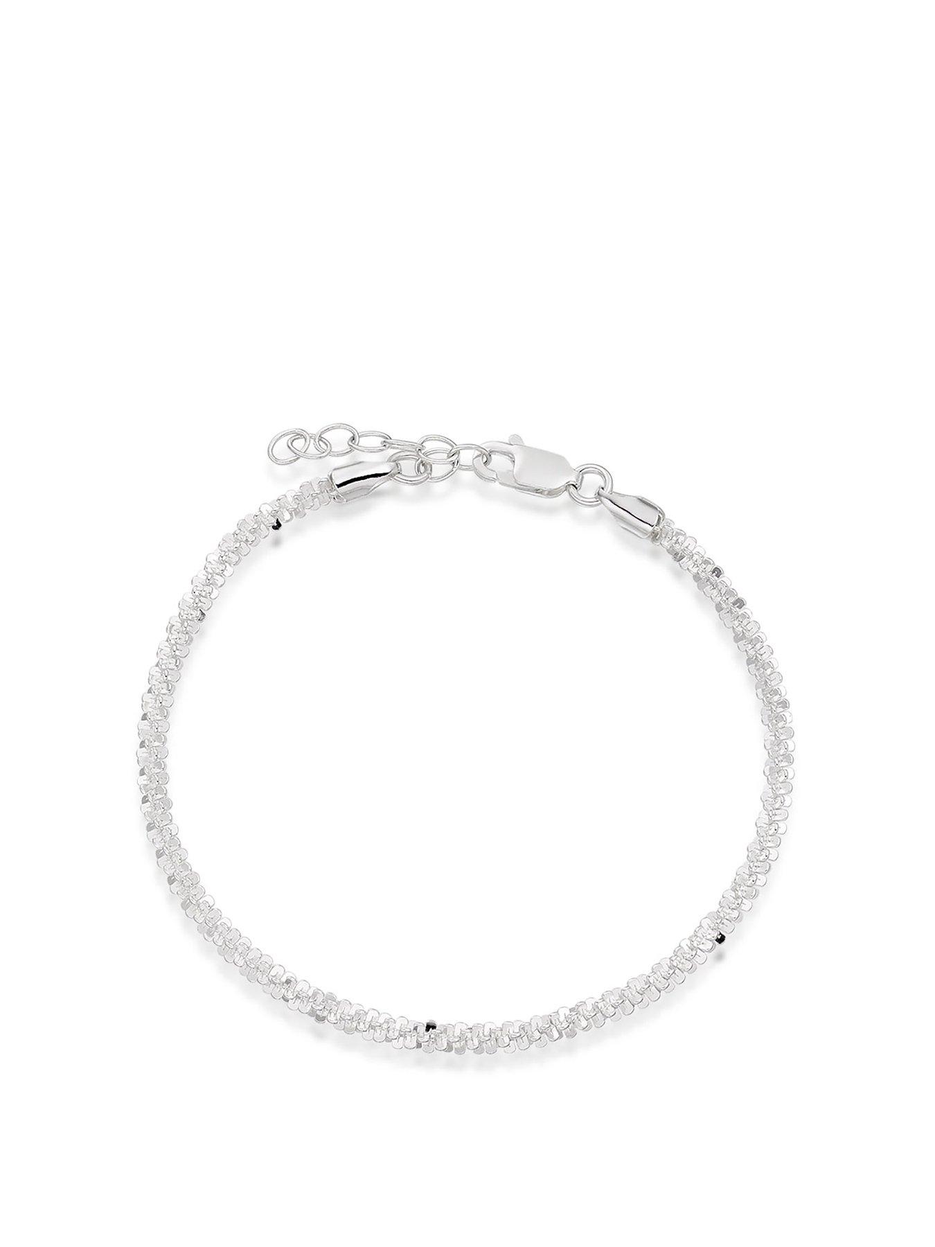 Beaverbrooks Silver Sparkle Bracelet