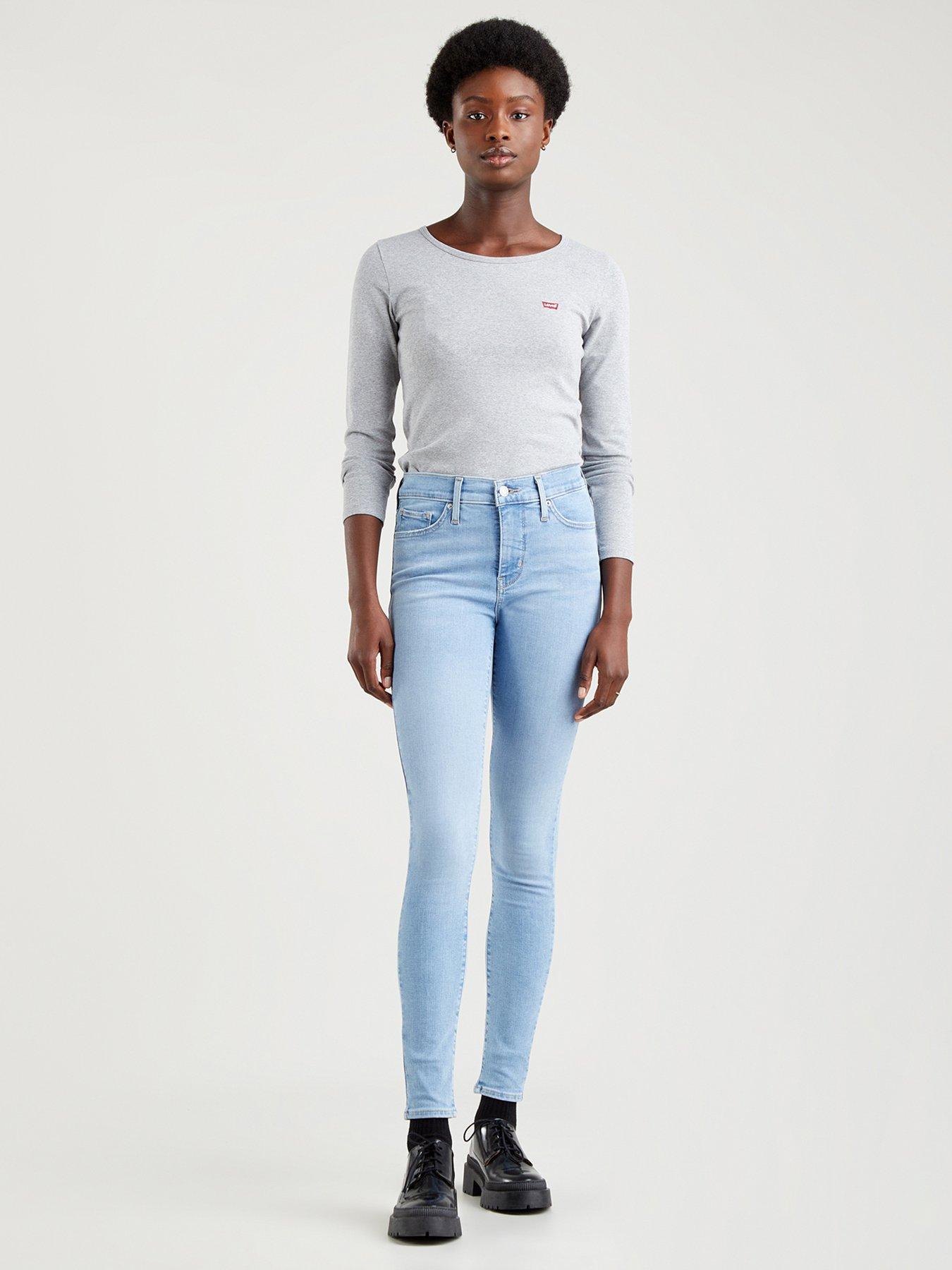 Levi's blue on sale skinny jeans