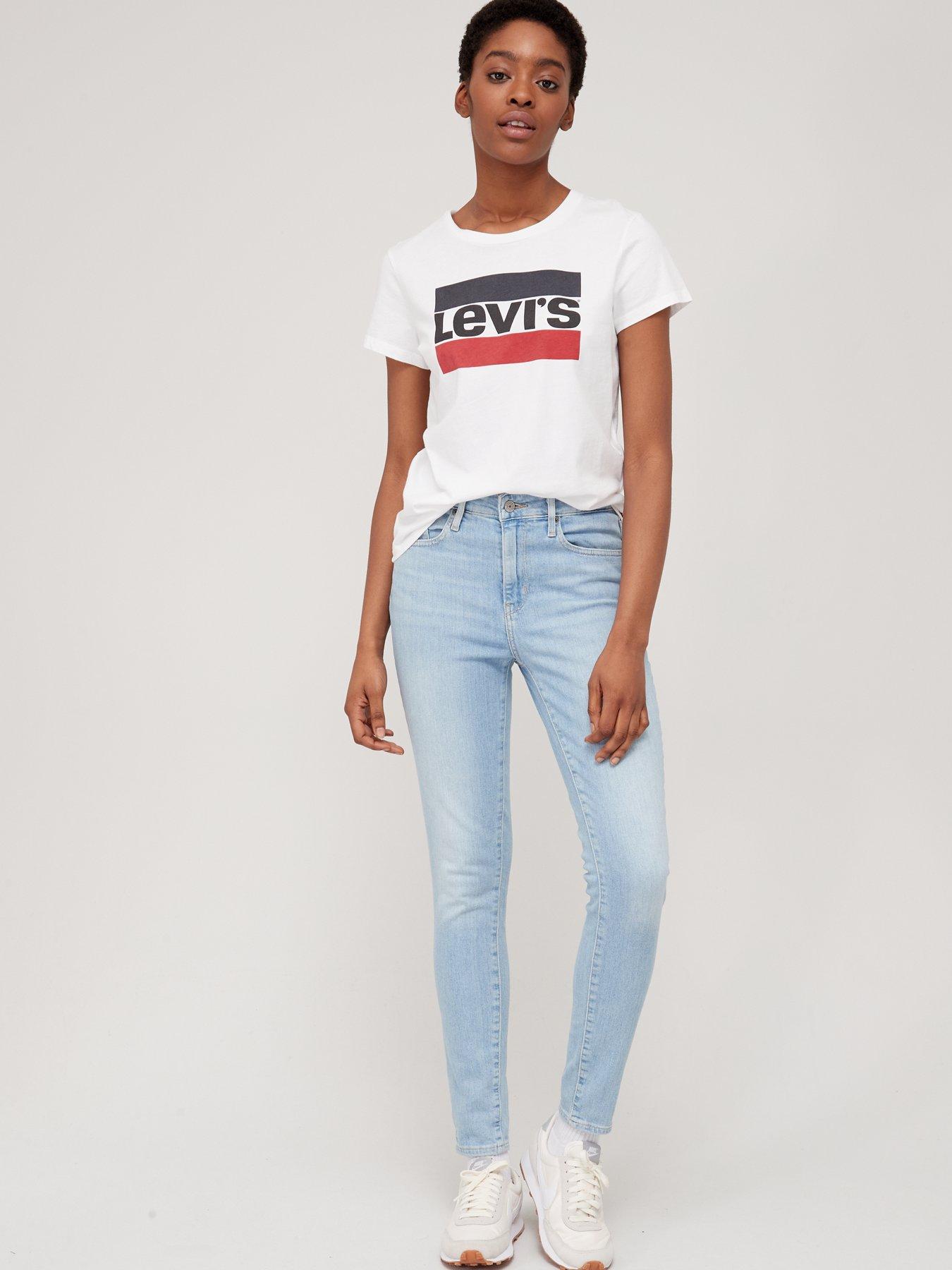 Levi's 721 High Rise Skinny Jean - Snatched - Blue