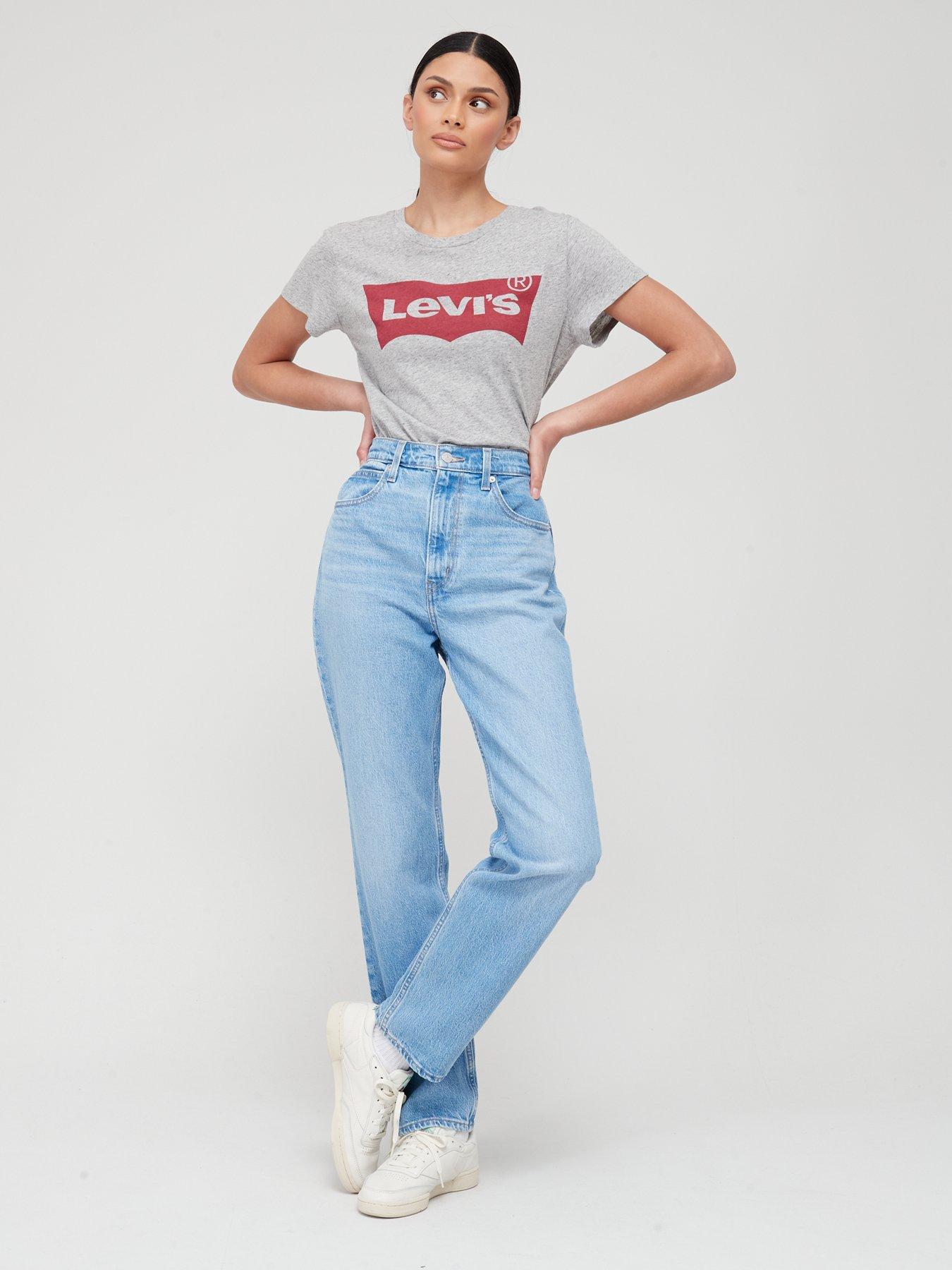 levi's high rise wide leg jeans