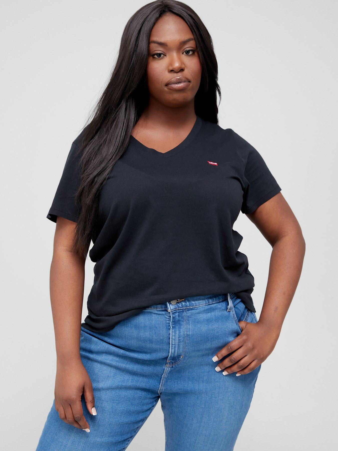 Levis black on sale shirt womens